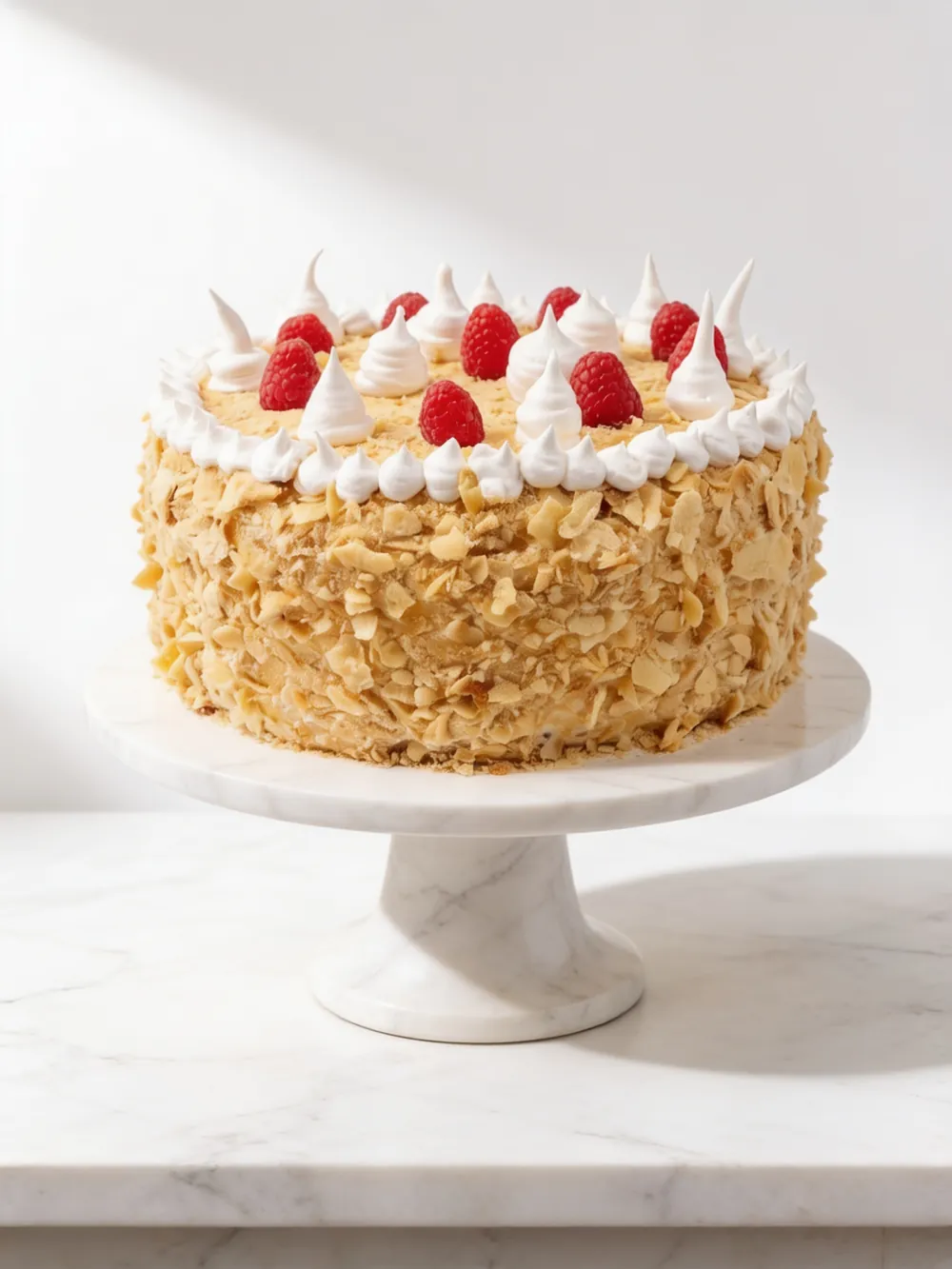 Torta Amor sobre una base de mármol