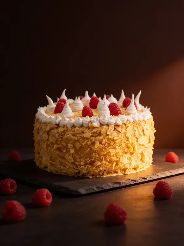 Torta Amor con luz de tarde